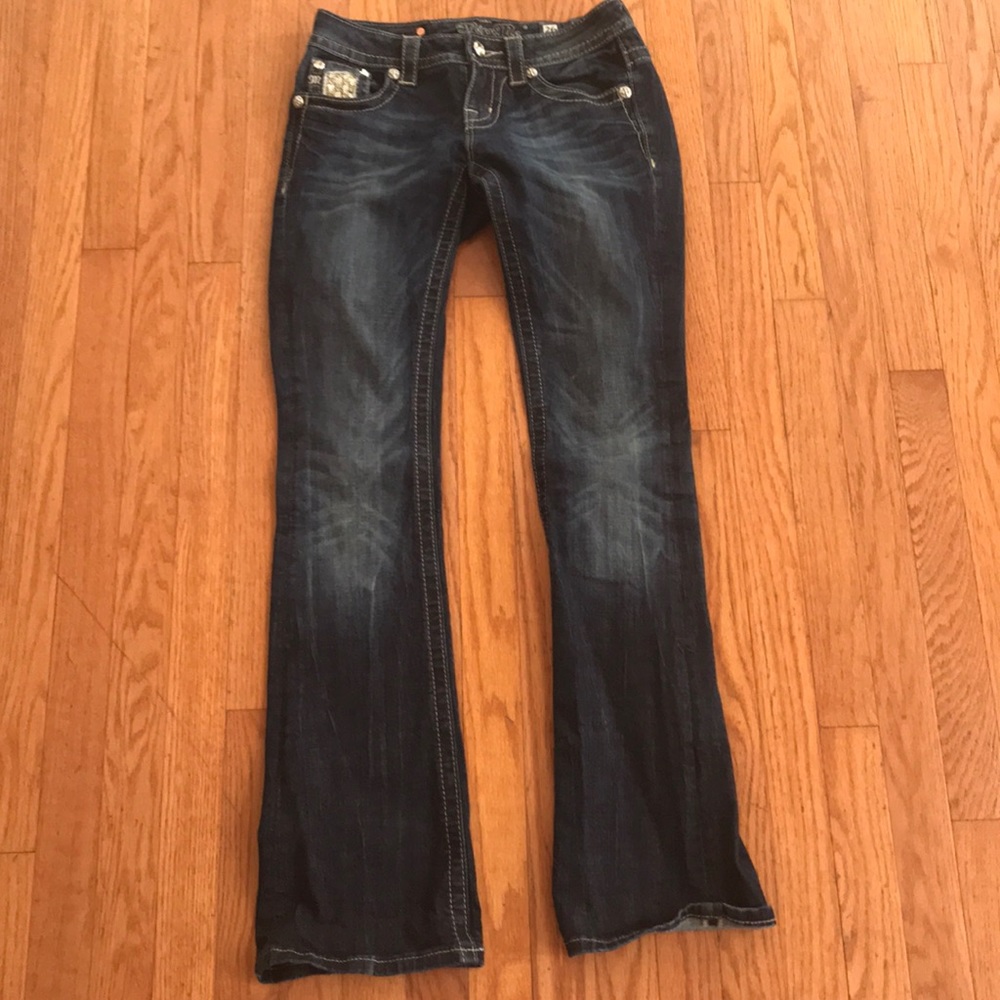 Miss Me dark wash boot cut jeans 26